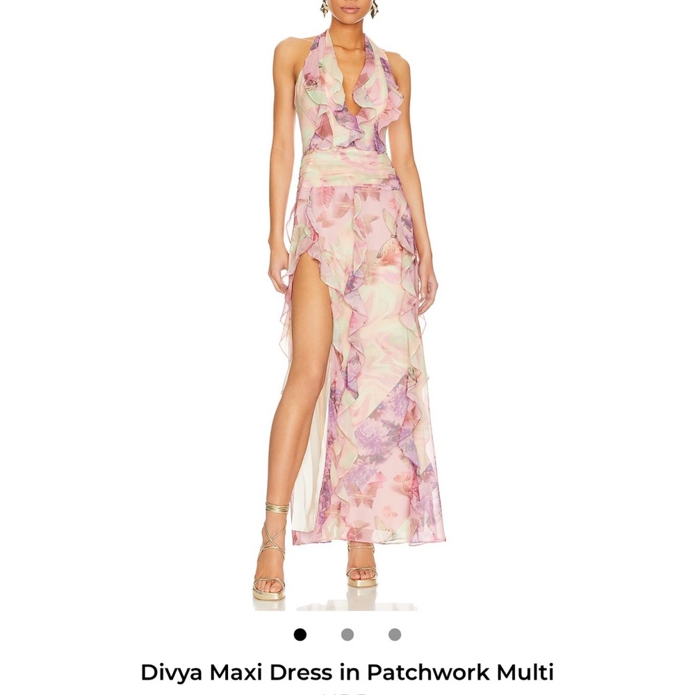 NBD Patchwork Multi Maxi Dress